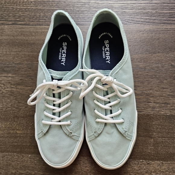 Sperry, Women's Pier View Fray Sneaker, Size 9.5 - Picture 5 of 9